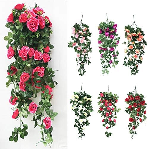 Spring Artificial Flowers Fake Rose Silk Flowers Beige