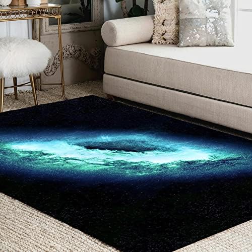 Oueoty Galaxy Area Rug 17x26ft Memory Foam