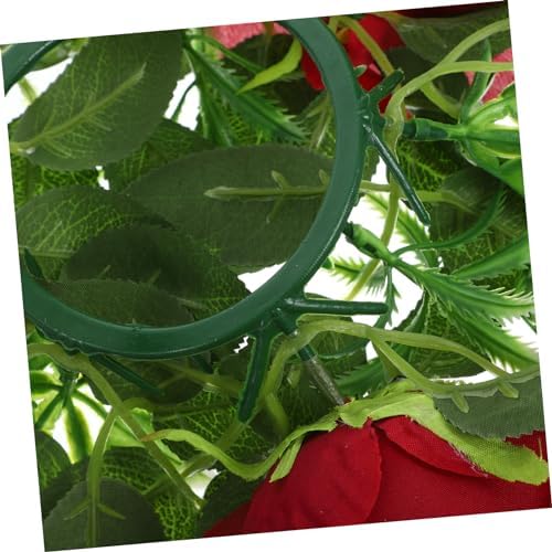 GRIRIW Simulated Candle Ring Wreath Decor