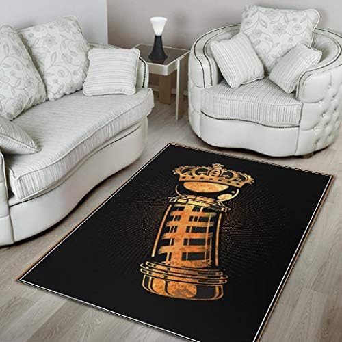 Komoi Gold King Barber Pole Area Rug