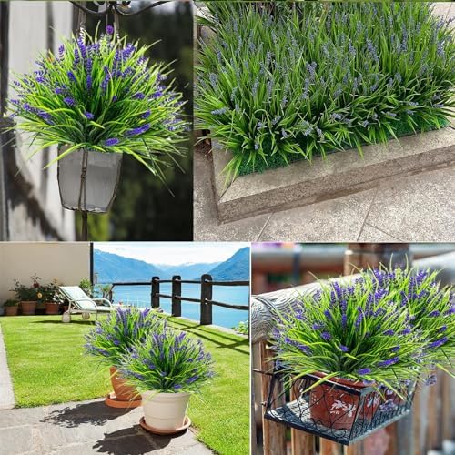 Toprooms 12 Bundle Artificial Grass with Flowers 1