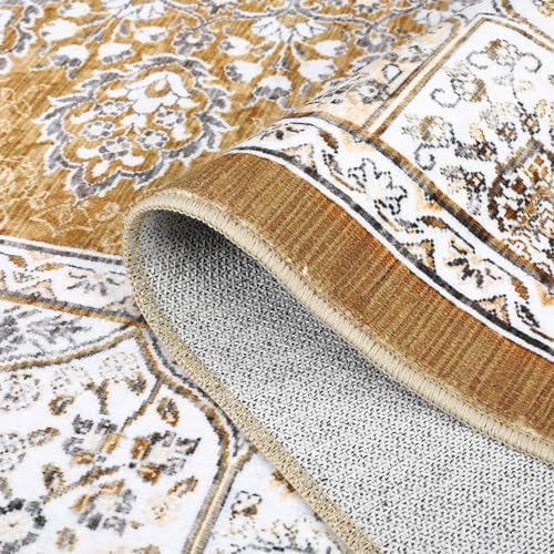 GarveeHome 5x7 Vintage Floral Area Rug