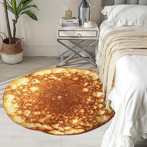 Burritos Round Area Rug 3ft Funny Cute Decor Rug
