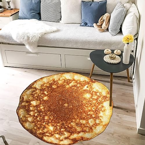 Burritos Round Area Rug 3ft Funny Cute Decor Rug