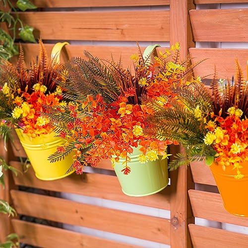 20 Bundles Artificial Fall Flowers for Thanksgiving Decor
