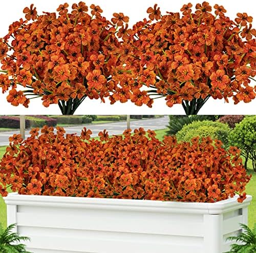 Lnoicy 24 Pcs Artificial Flowers for Home and Garden