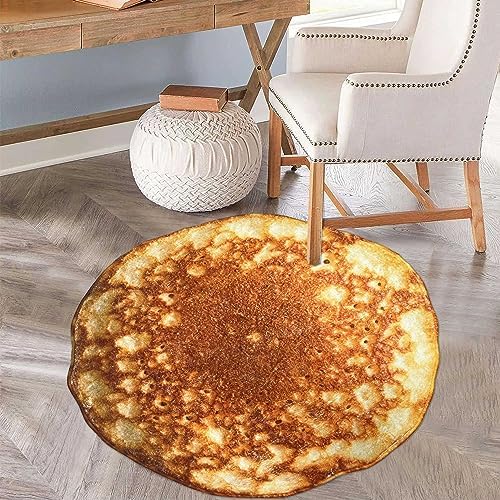Burritos Round Area Rug 3ft Funny Cute Decor Rug