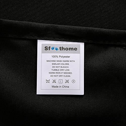 Sfoothome King Sheets Set - Black Luxury 4-Piece Bed Set