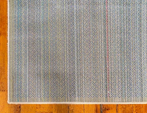 Unique Loom Yellow Area Rug 10x13 Rectangle