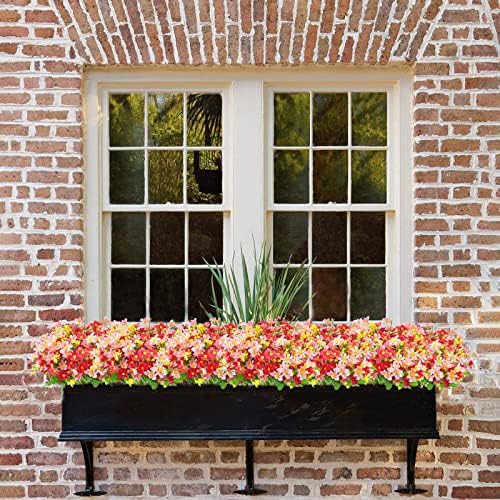 Uieke 12-Piece Artificial Daisy Flowers Bulk Set