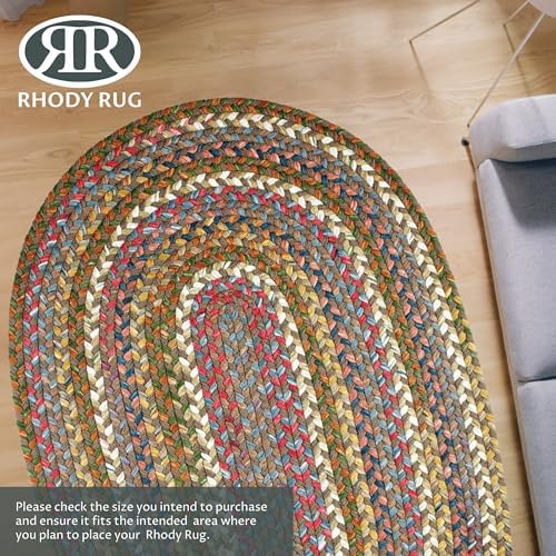 Rhody Rug Country Jewel CJ35 5 x 8 Oval Braided Floor Mat