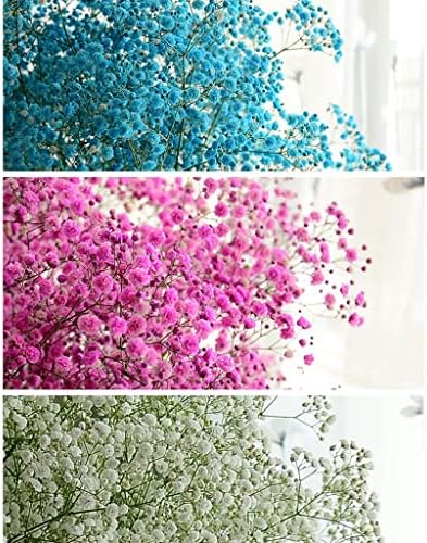 Artificial Gypsophila Flowers with Vase Set in Roze