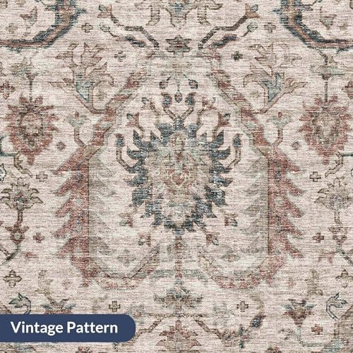 BELLEZE Boho Washable Rug - Gold 8x10 Area Rug