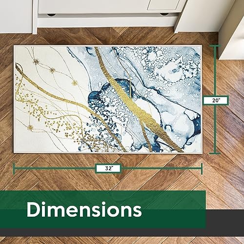 Giant Floor Accent Area Rug - 20x32 Non Slip Rubber Backed Throw Rug