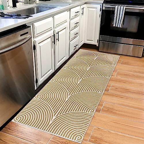 Tiffasea Washable Kitchen Rug 2x5 Cotton Woven